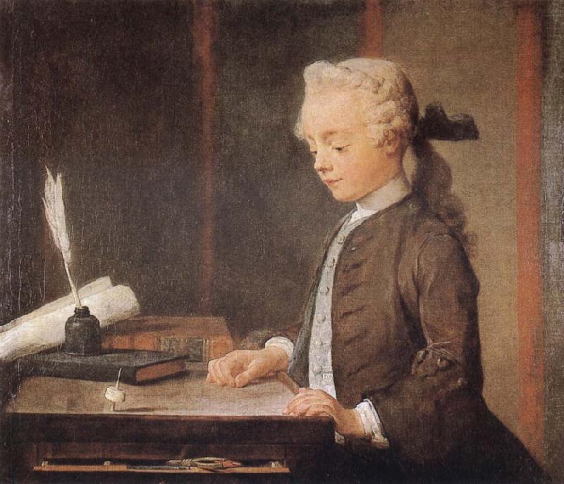 Boy with a Spinning Top, Jean Baptiste Simeon Chardin